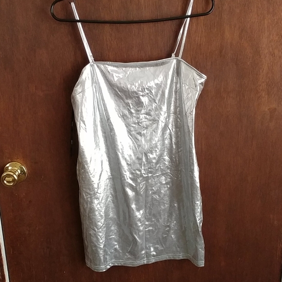 Forever 21 Dresses & Skirts - Silver short dress